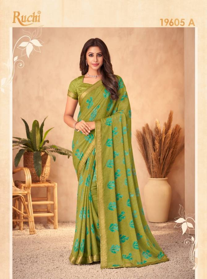 Chandni 3rd Edition Ruchi Wholesale Daily Wear Sarees Catalog